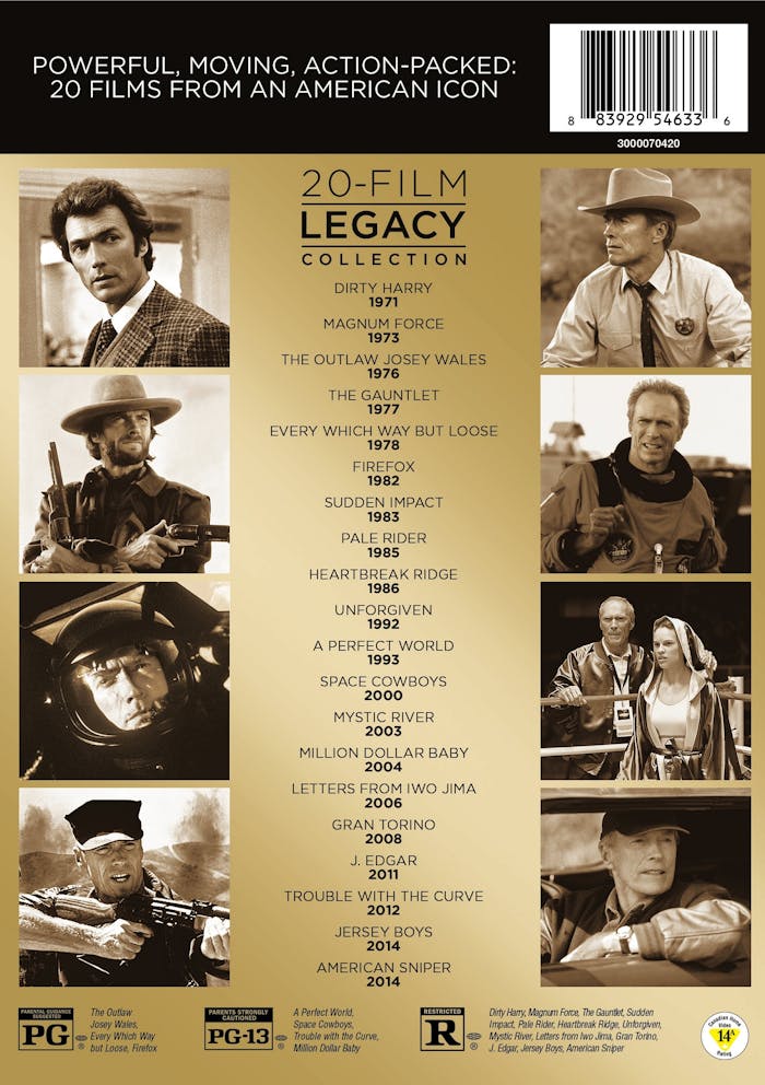 Clint Eastwood Legacy Collection (Box Set) [DVD]