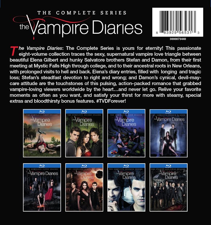 The Vampire Diaries: The Complete Series (Box Set) [Blu-ray]