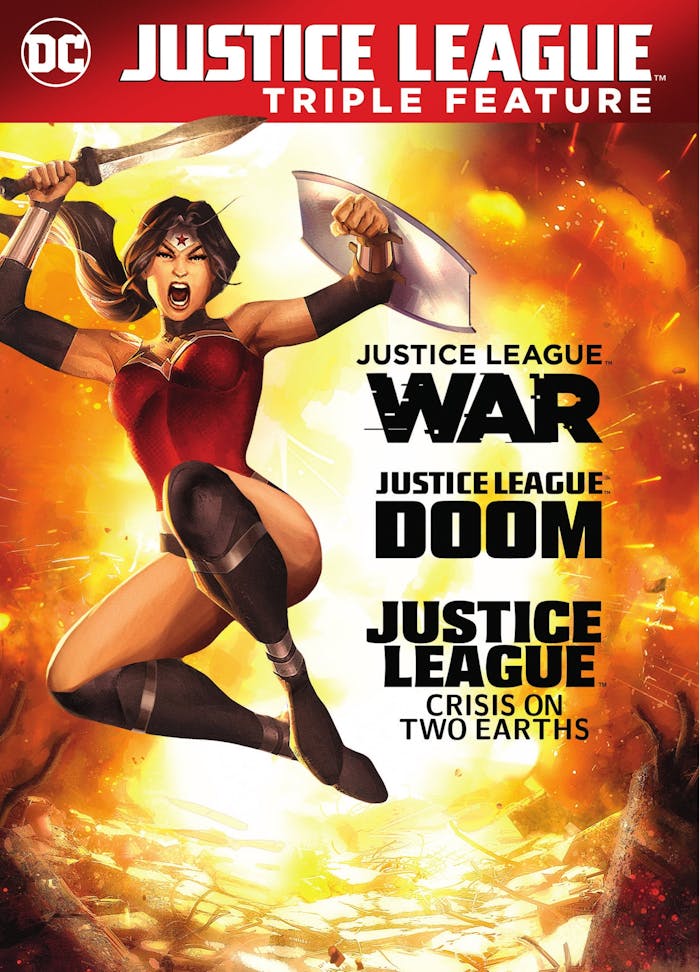 Justice League: War / Doom / Crisis on 2 Earths (DVD Triple Feature) [DVD]