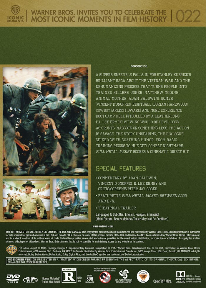 Full Metal Jacket (Walmart/LL/DVD) [DVD]