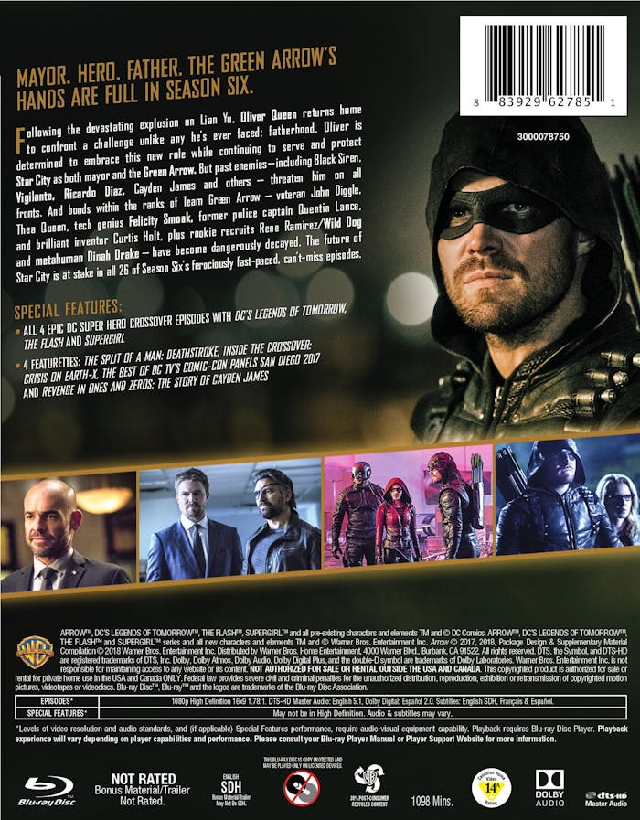 Arrow: The Complete Sixth Season [Blu-ray]