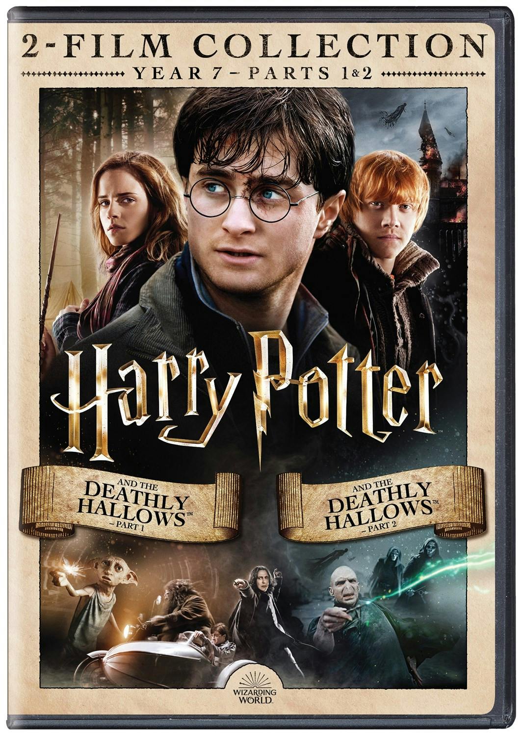 Harry Potter and the Deathly Hallows: Parts 1 and 2 (DVD Double Feature) - DVD  - Action Movies on DVD - Movies on GRUV