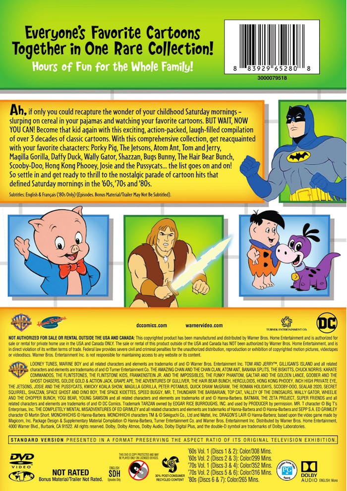 Buy Saturday Morning Cartoons: 1960s-1980s CollectionBox Set DVD | GRUV Buy Saturday Morning Cartoons: 1960s-1980s CollectionBox Set DVD | GRUV