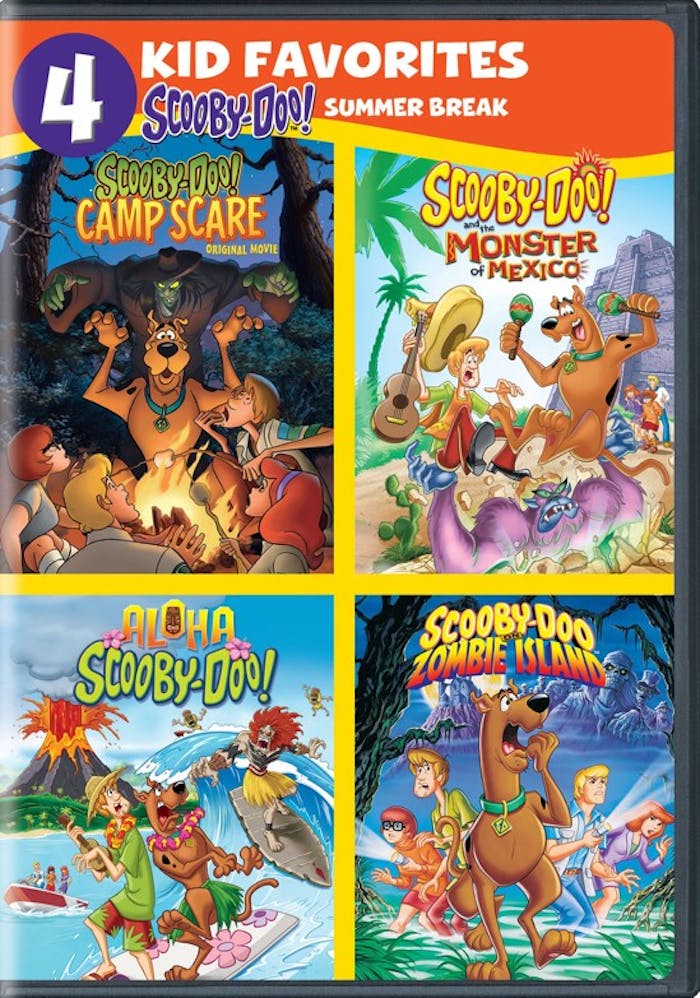 Buy Scooby-Doo: Summer Break - 4 Film Collection DVD | GRUV
