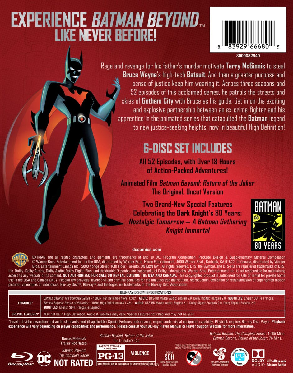 Buy Batman Beyond: The Complete Series Box Set Blu-ray | GRUV