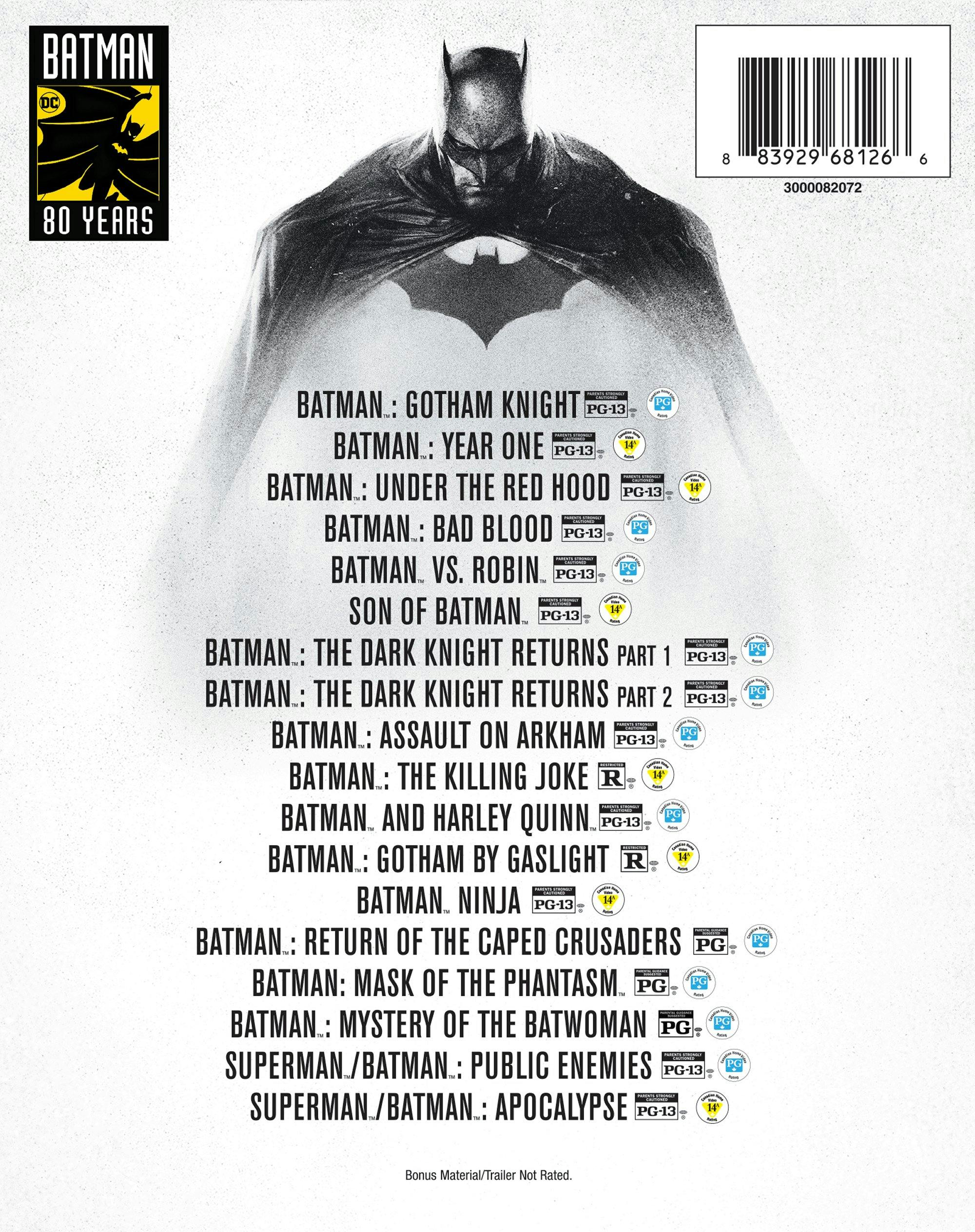 NEW Batman 80th Anniversary 18 Film store Collecti