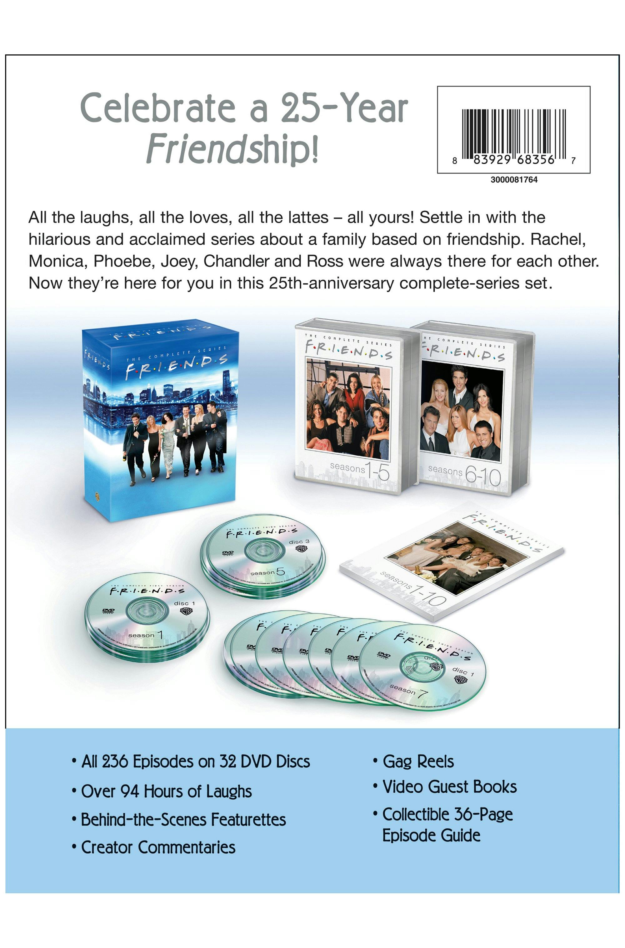 Buy Friends: The Complete Series 25th Anniversary Edition DVD | GRUV