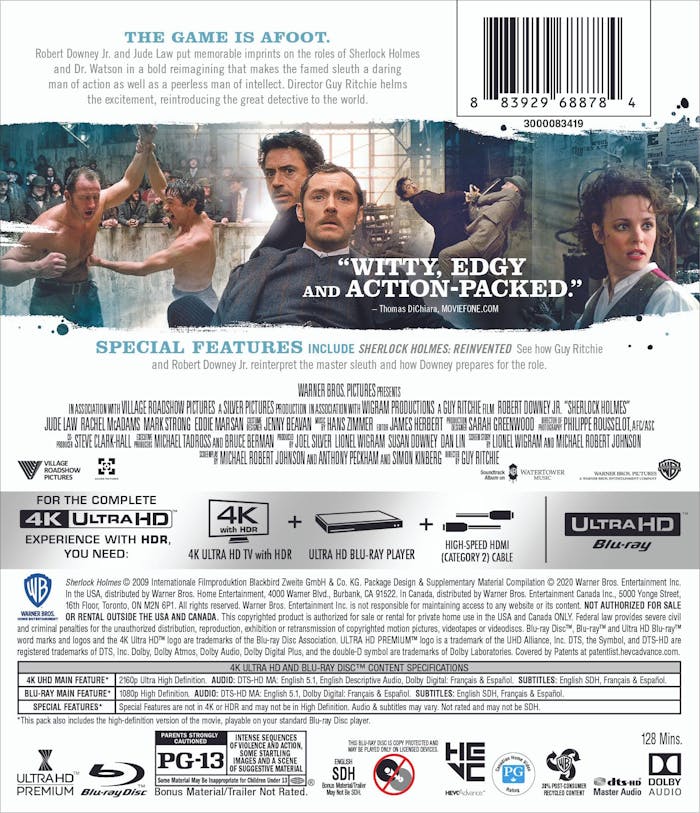 Sherlock Holmes (4K Ultra HD + Blu-ray) [UHD]