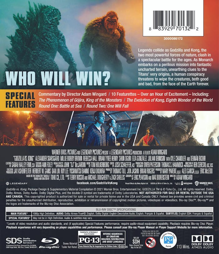 Godzilla Vs Kong [Blu-ray]