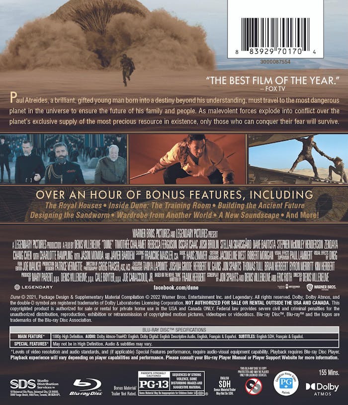 Dune (with DVD) [Blu-ray]