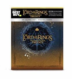 The Lord of the Rings Motion Picture Trilogy (Extended & Theatrical) (4K UHD Steelbook) [UHD]