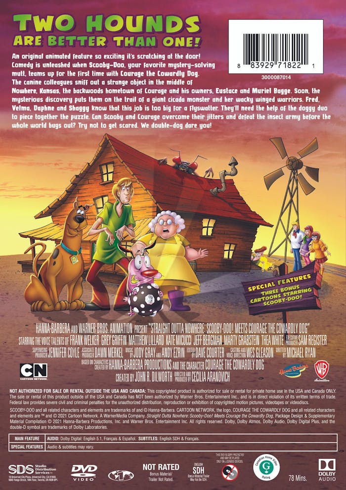 Straight Outta Nowhere - Scooby-Doo! Meets Courage the Cowardly.. [DVD]
