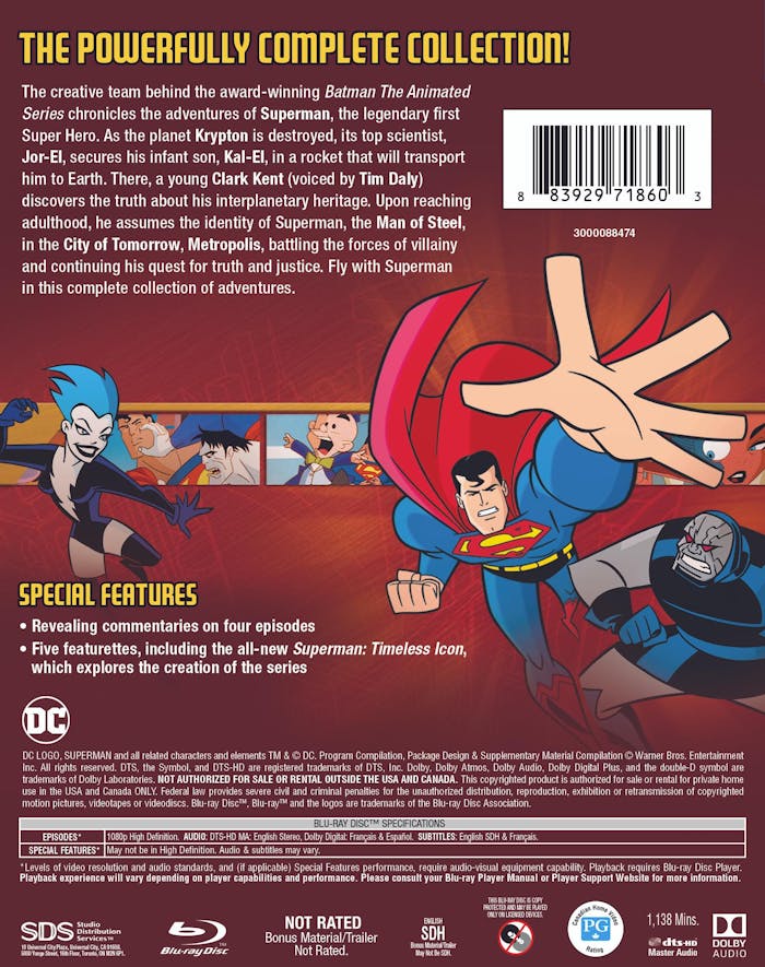 Superman: The Complete Animated Series [Blu-ray]