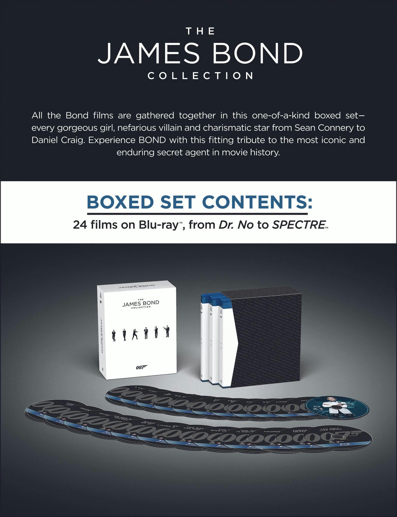 Buy James Bond: 24-Film Collection Box Set Blu-ray | GRUV