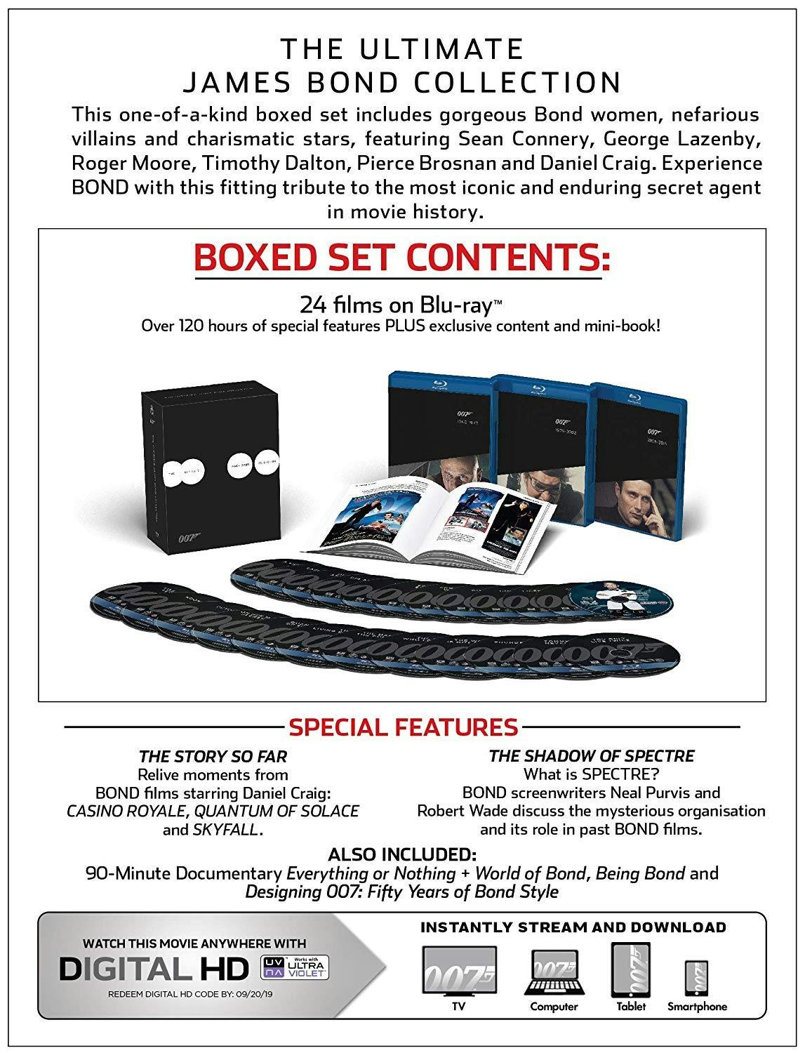 Buy Ultimate James Bond Collection Blu-ray + Car Blu-ray | GRUV