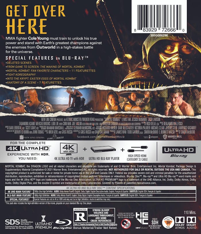 Mortal Kombat (4K Ultra HD + Blu-ray) [UHD]
