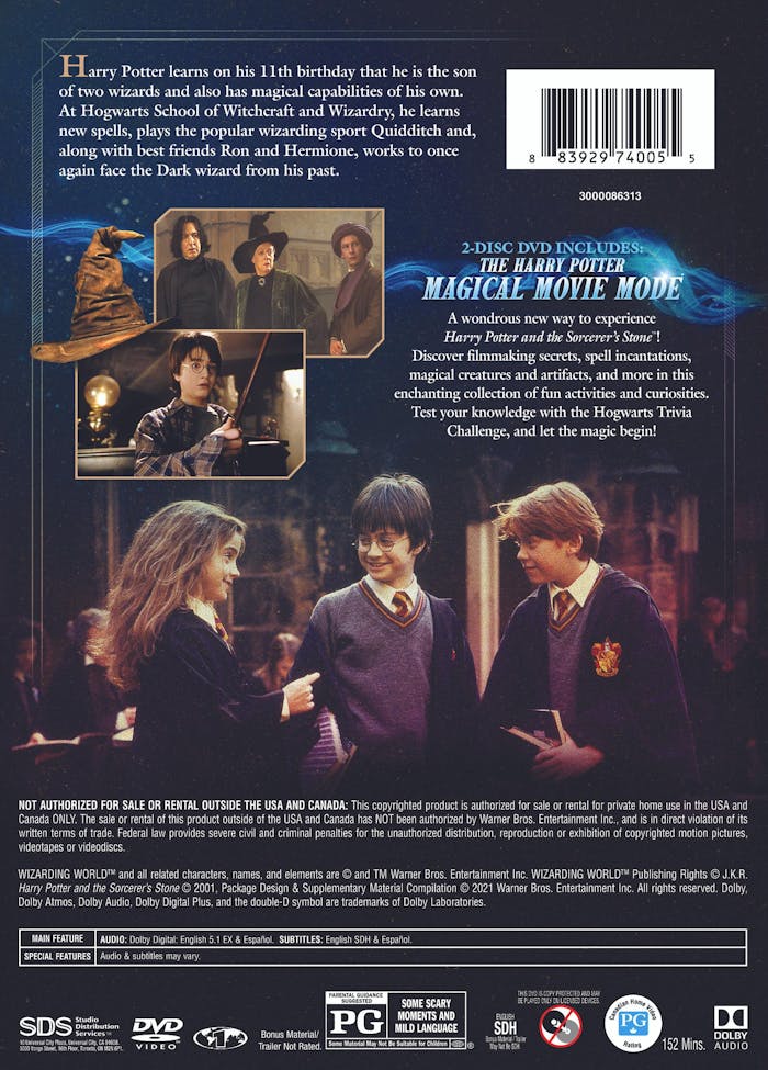 Harry Potter and the Philosopher's Stone [DVD]
