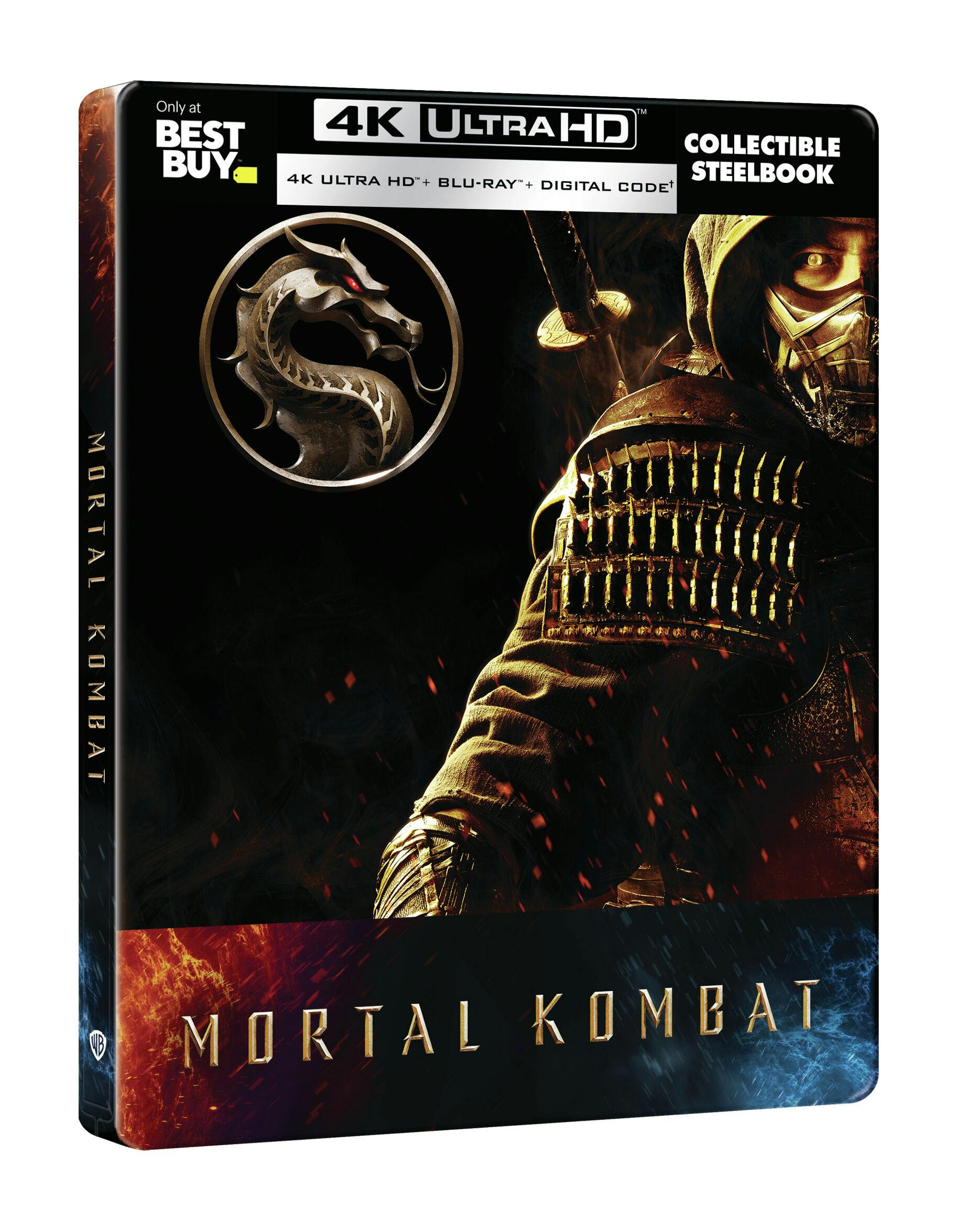 Buy Mortal Kombat Limited Edition 4K Ultra HD Steelbook + Blu-ray UHD | GRUV