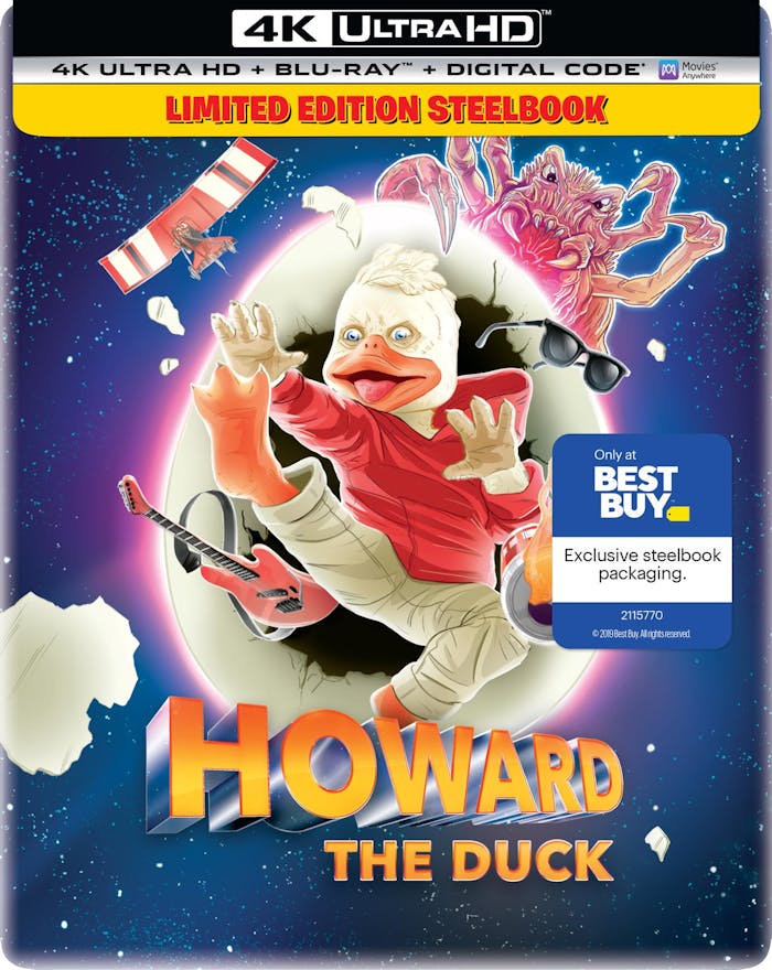 Howard the Duck - Limited Edition Steelbook (4K Ultra HD + Blu-ray + Digital) [UHD]