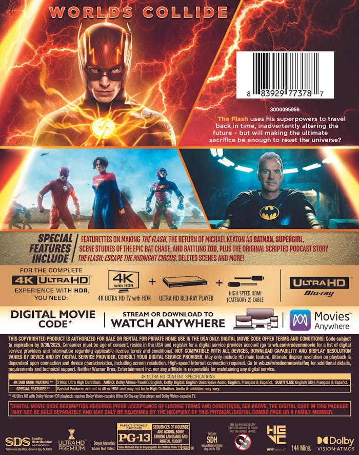 The Flash (Includes Digital) [UHD]