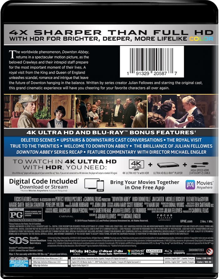 Downton Abbey: The Movie (4K Ultra HD + Blu-ray) [UHD]