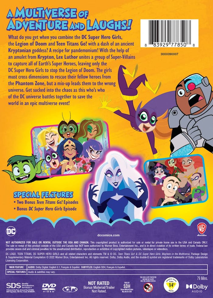 Teen Titans Go! & DC Super Hero Girls: Mayhem in the Multiverse [DVD]