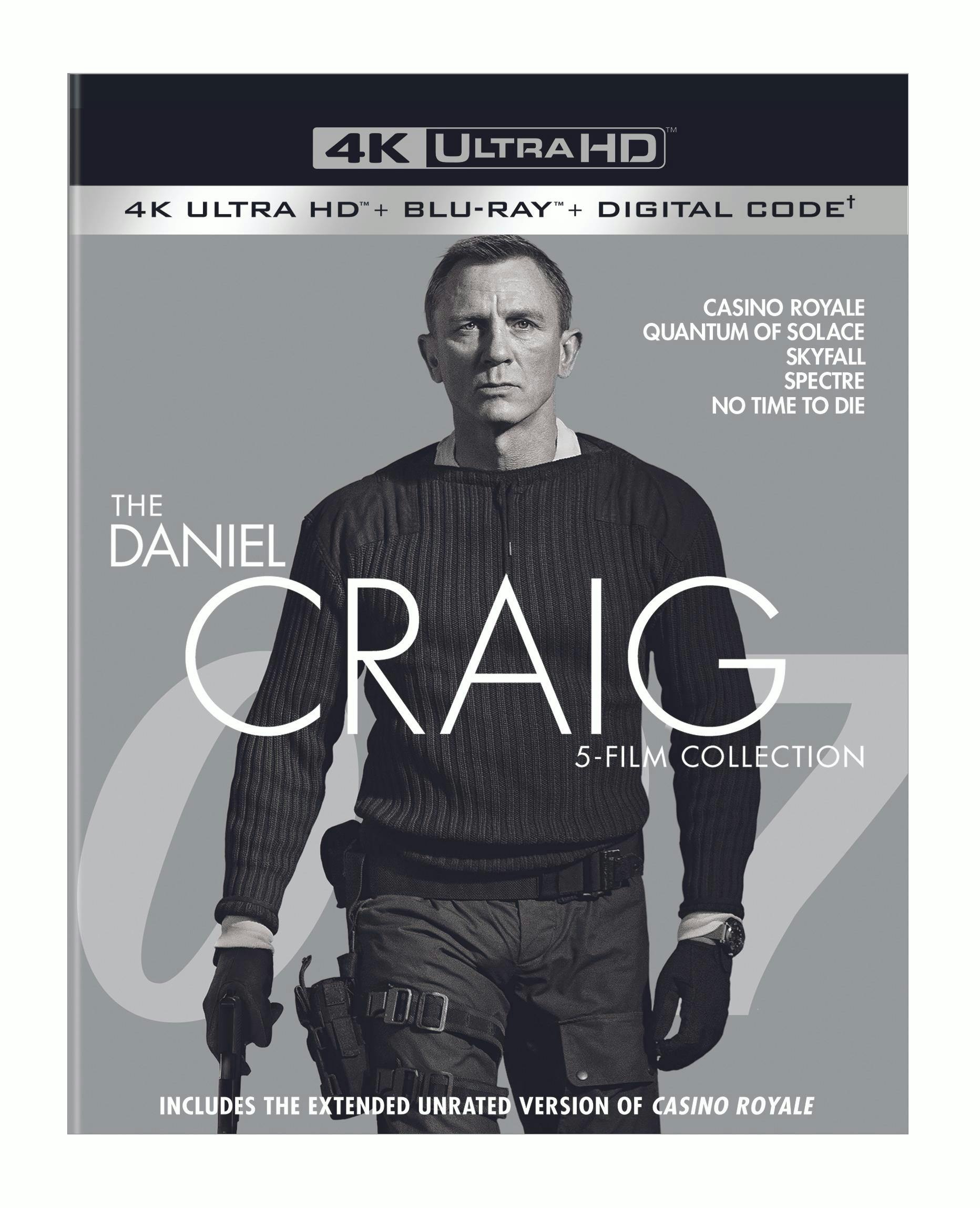 Buy James Bond: The Daniel Craig 5-Film Collection 4K Ultra HD + 