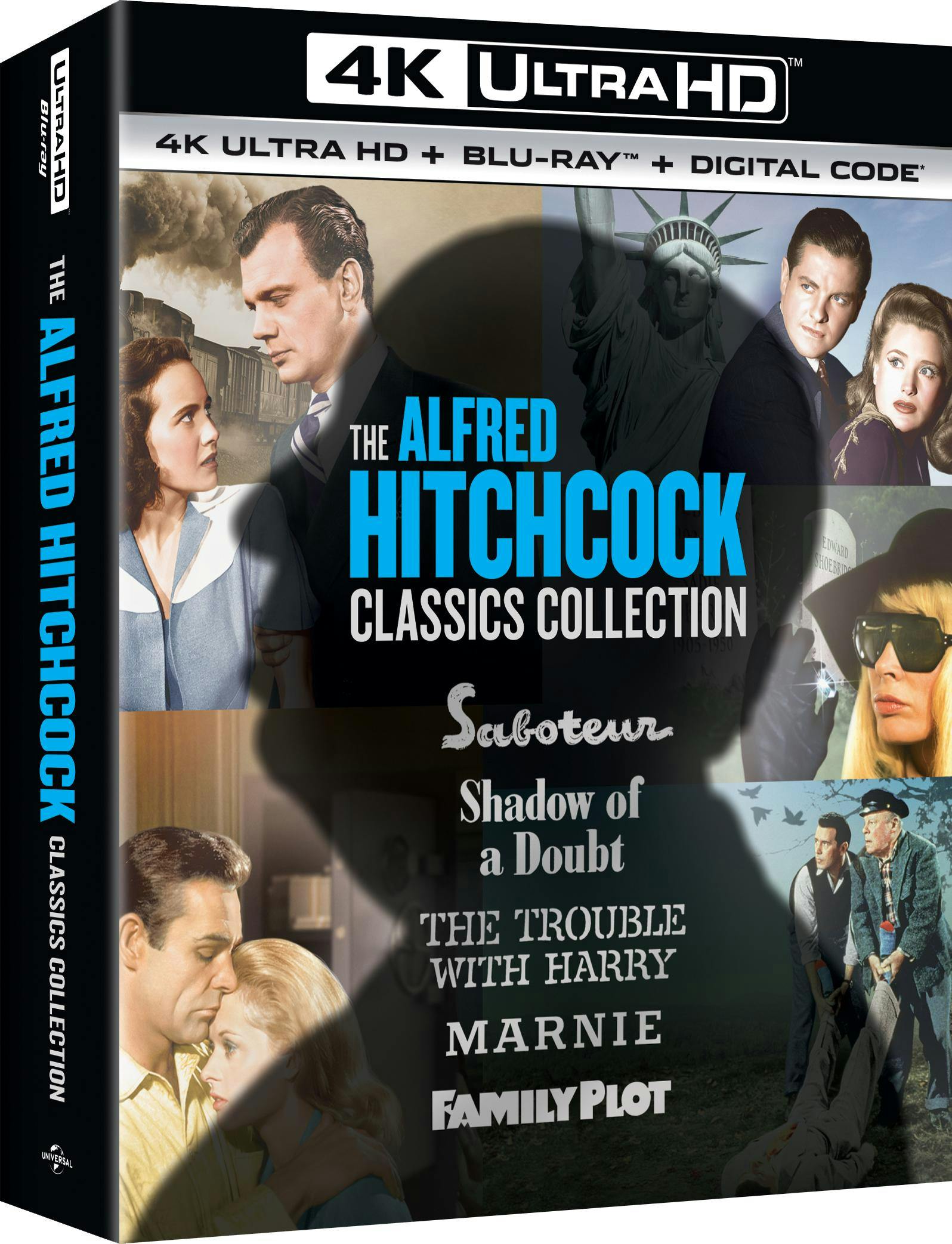 The Alfred Hitchcock Classics Collection (4K Ultra HD + Blu-ray (Boxset)) - UHD - Classic Movies on Blu-ray - Movies on GRUV