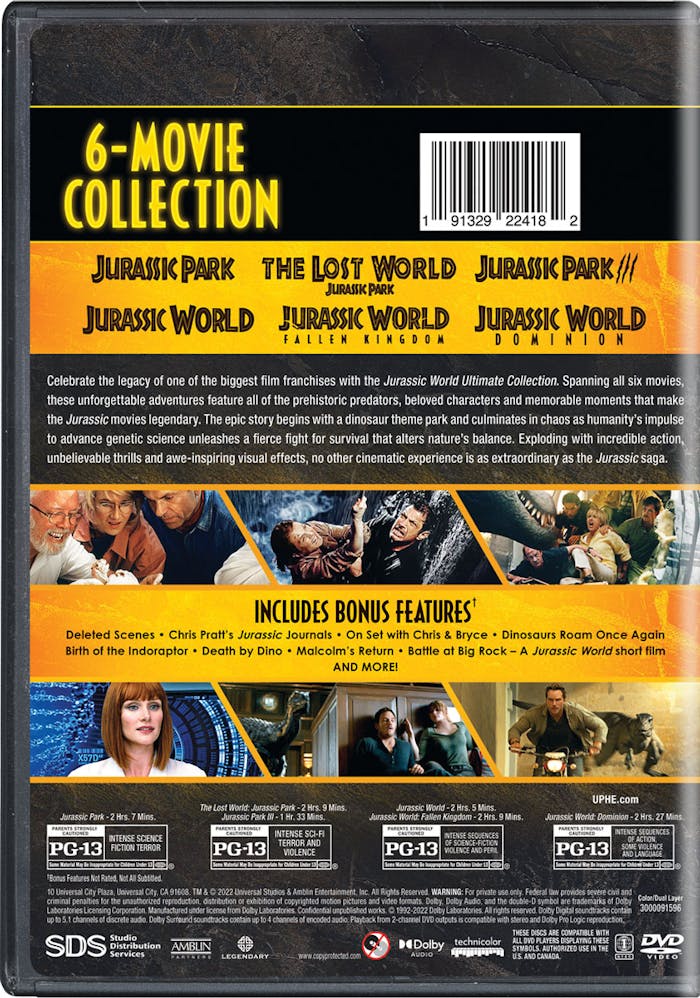 Jurassic World: Ultimate Collection (Box Set) [DVD]