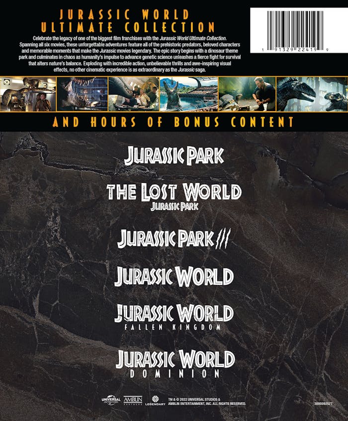Jurassic World: Ultimate Collection (with DVD - Box set) [Blu-ray]
