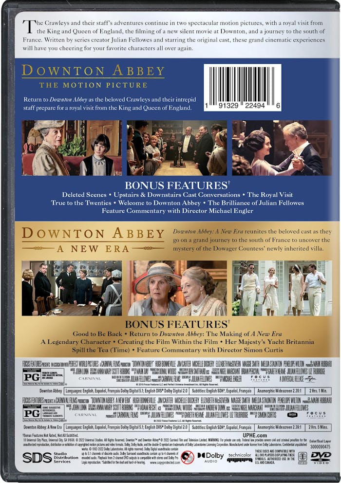 Downton Abbey: The Movie/Downton Abbey: A New Era (DVD Double Feature) [DVD]