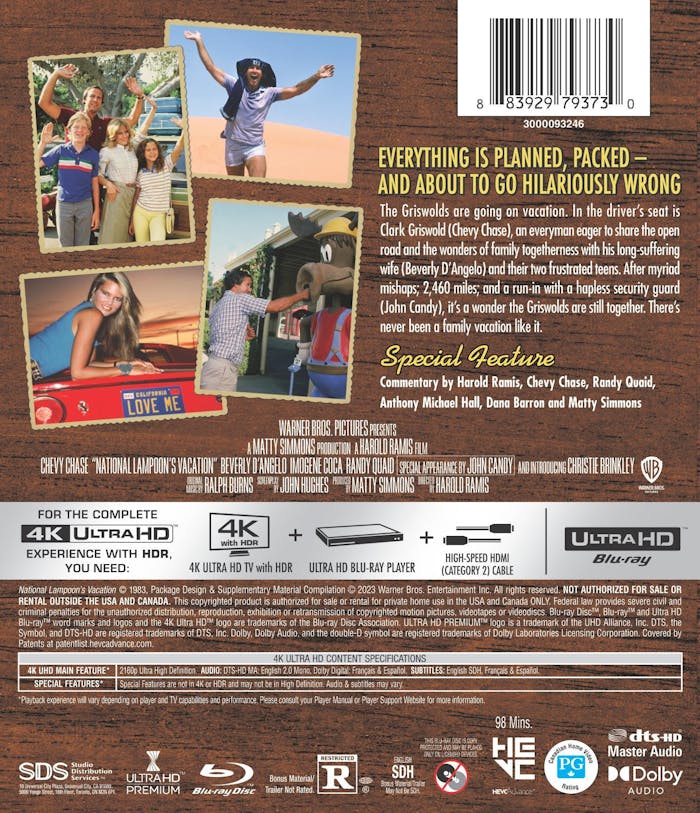 National Lampoon's Vacation (4K Ultra HD) [UHD]