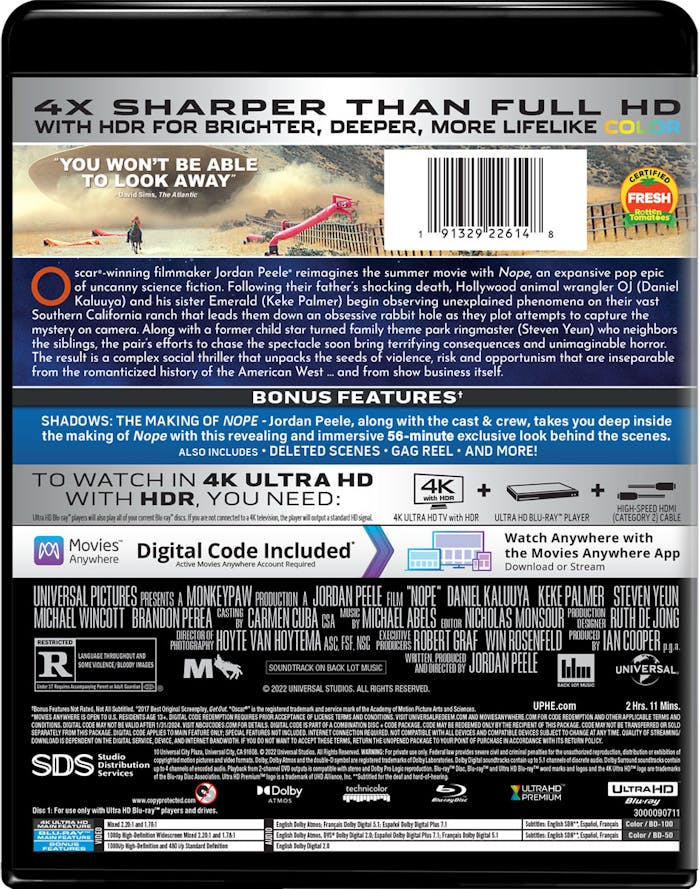 Nope (4K Ultra HD + Blu-ray) [UHD]