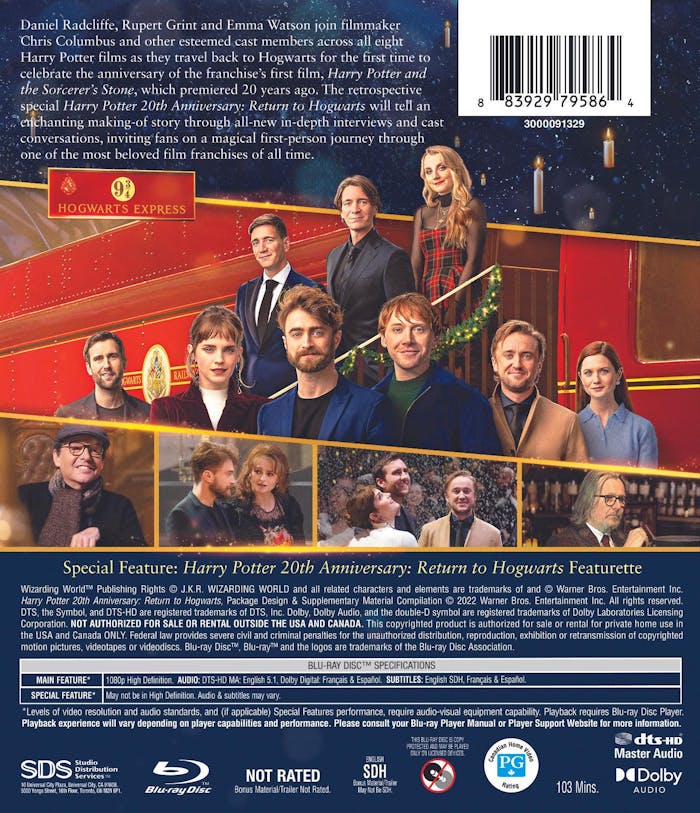 Harry Potter 20th Anniversary - Return to Hogwarts [Blu-ray]