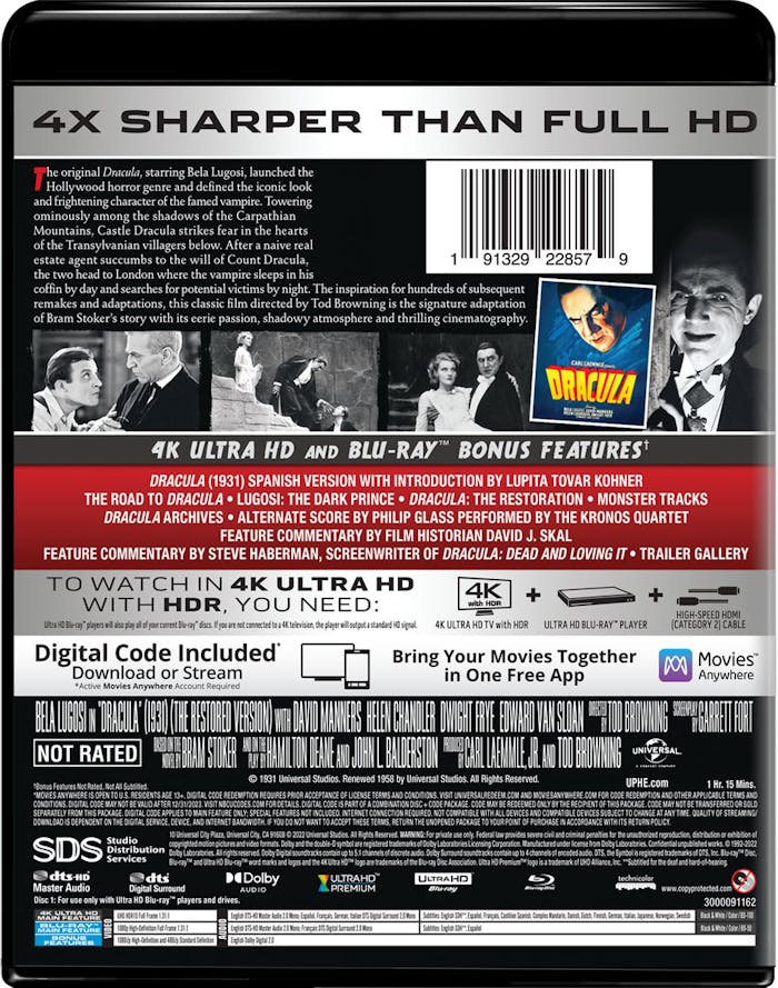Dracula (4K Ultra HD + Blu-ray) [UHD]