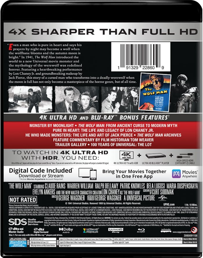 The Wolf Man (4K Ultra HD + Blu-ray) [UHD]