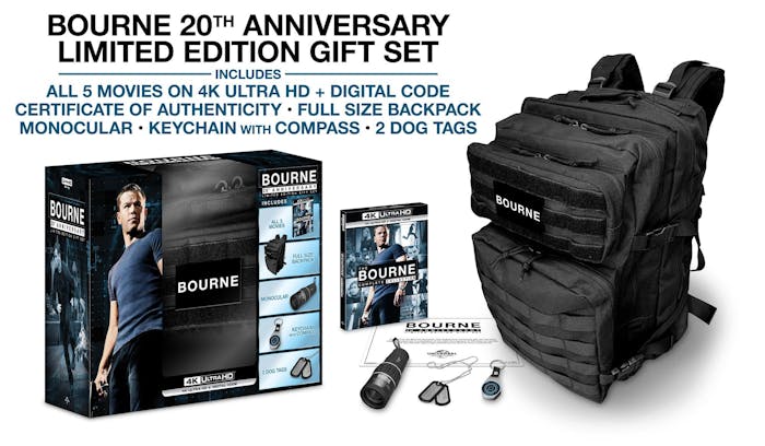 The Bourne Complete Collection - 20th Anniversary Limited Edition Gift Set (4K Ultra HD) [UHD]