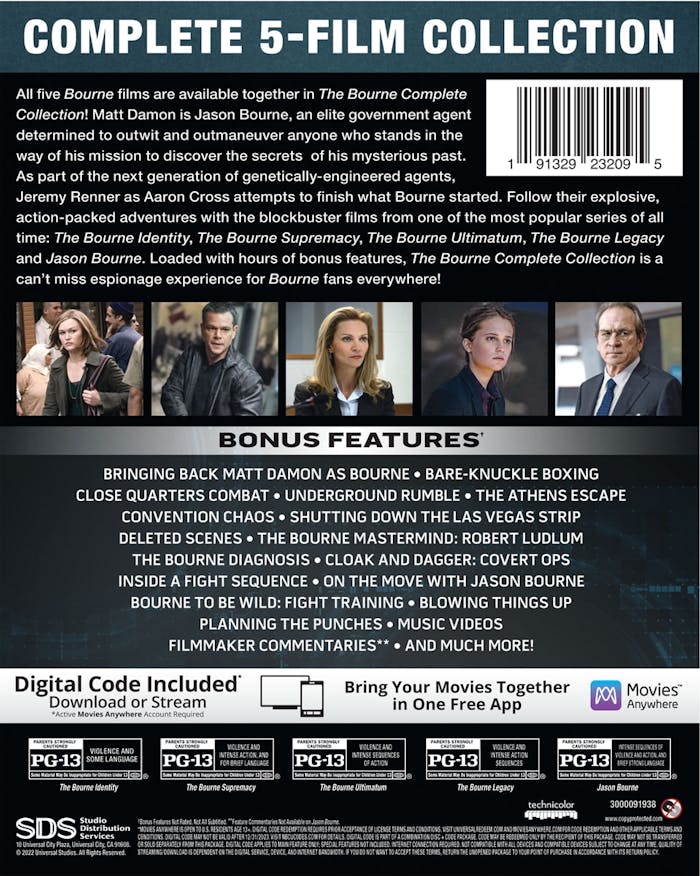 Bourne: The Ultimate 5-movie Collection (Box Set) [Blu-ray]
