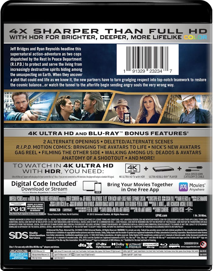R.I.P.D. (4K Ultra HD + Blu-ray) [UHD]
