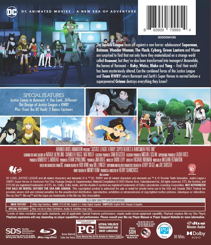 Justice League X RWBY: Super Heroes and Huntsmen - Part One (Blu-ray) [Blu-ray]