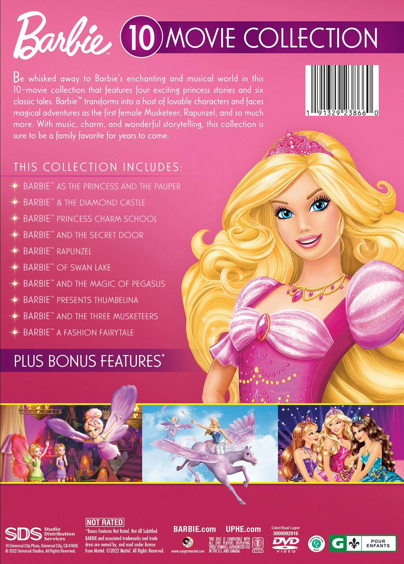 Buy Barbie - 10-movie Classic Princess Collection Box Set DVD | GRUV