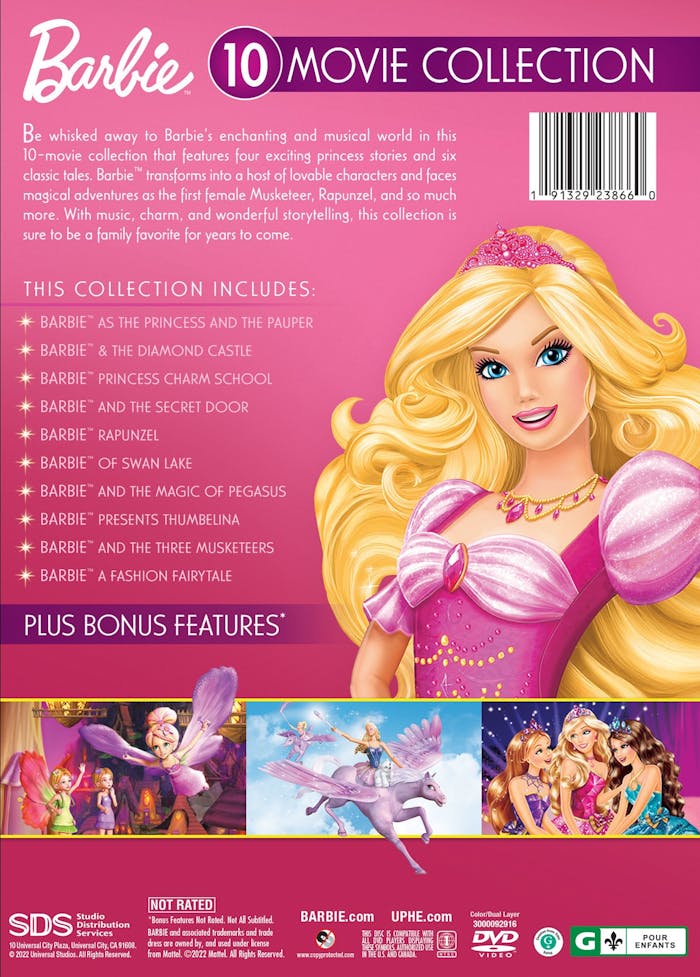 Barbie - 10-movie Classic Princess Collection (Box Set) [DVD]