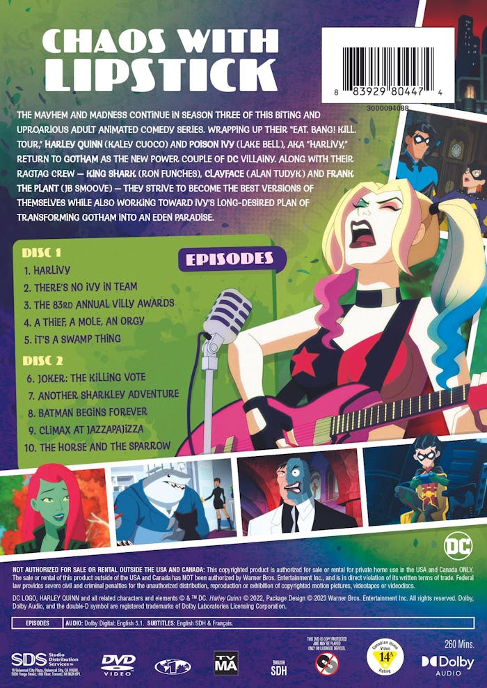 Harley Quinn: The Complete Third Season [DVD]