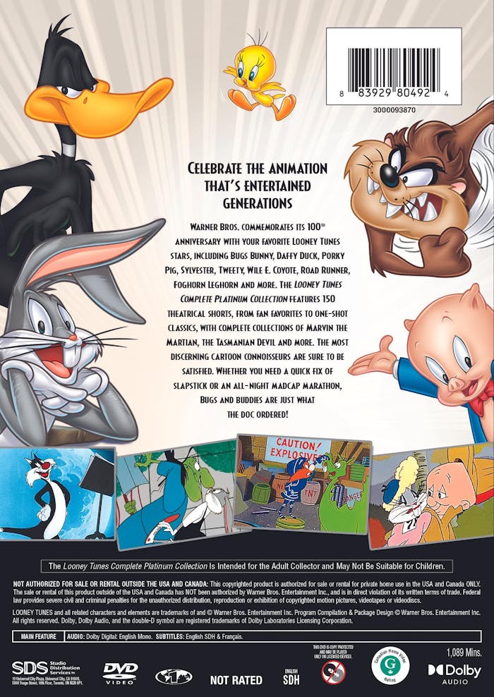 Best of WB 100th: The Looney Tunes Complete Platinum Collection (DVD Boxed Set) [DVD]