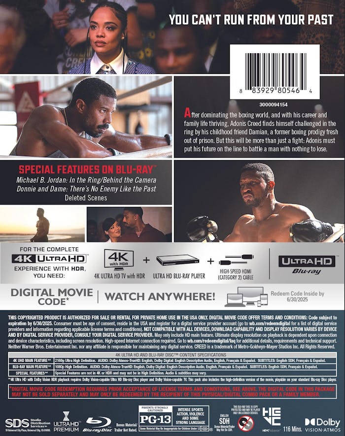 Creed III (4K Ultra HD + Blu-ray) [UHD]