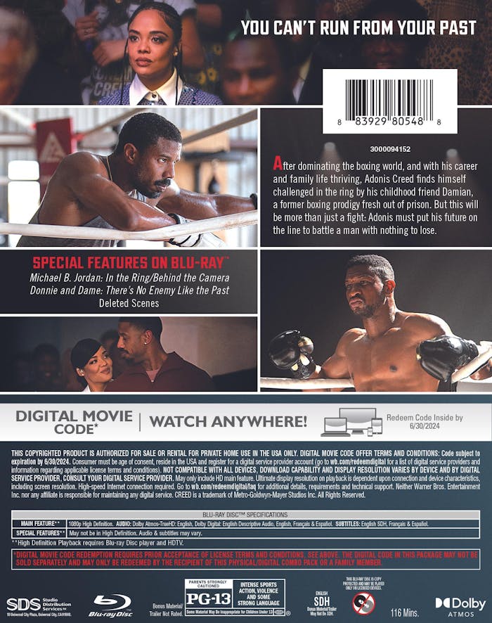 Creed III (with DVD) [Blu-ray]