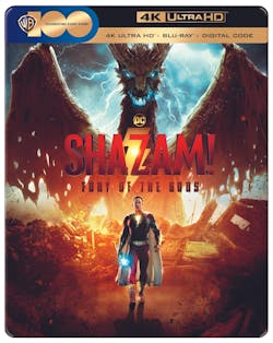 Shazam! Fury of the Gods (Limited Edition Steelbook 4K Ultra HD + Blu-ray + Digital) [UHD]