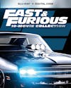 Fast & Furious: 10-movie Collection (Box Set) [Blu-ray] - Front