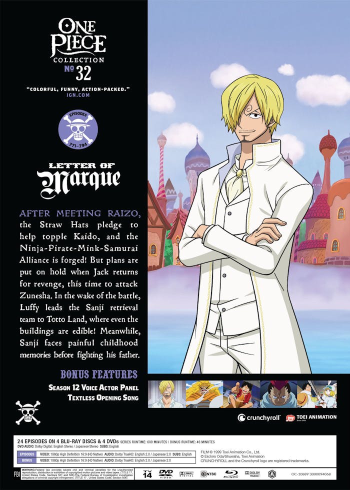  One Piece: Collection 31 - Blu-ray + DVD : Various, Various:  Movies & TV