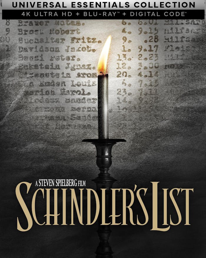 Schindler's List - Universal Essentials Collection (4K Ultra HD + Blu-ray (30th Anniversary)) [UHD]